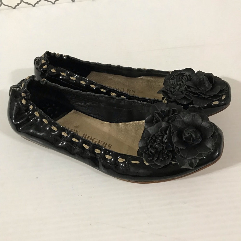 Jack Rogers Floral Ballet Flats - Women Size 6.5M